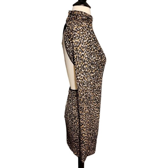 Dundas X Revolve Rave Leopard Mini Dress Womens Small Zappa Black And Gold Party - Picture 6 of 9
